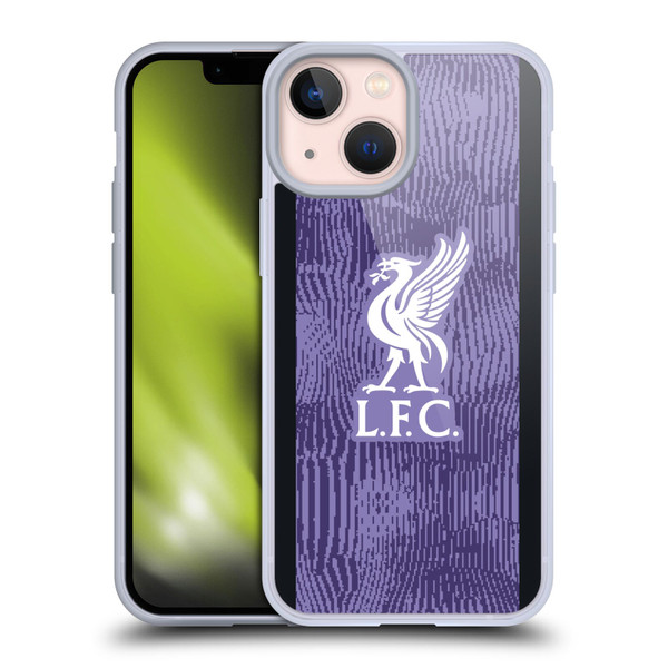 Liverpool Football Club 2023/24 Third Kit Soft Gel Case for Apple iPhone 13 Mini