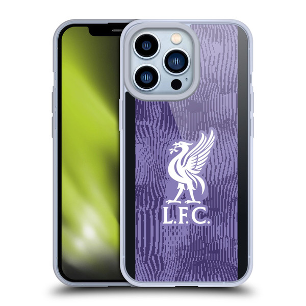 Liverpool Football Club 2023/24 Third Kit Soft Gel Case for Apple iPhone 13 Pro