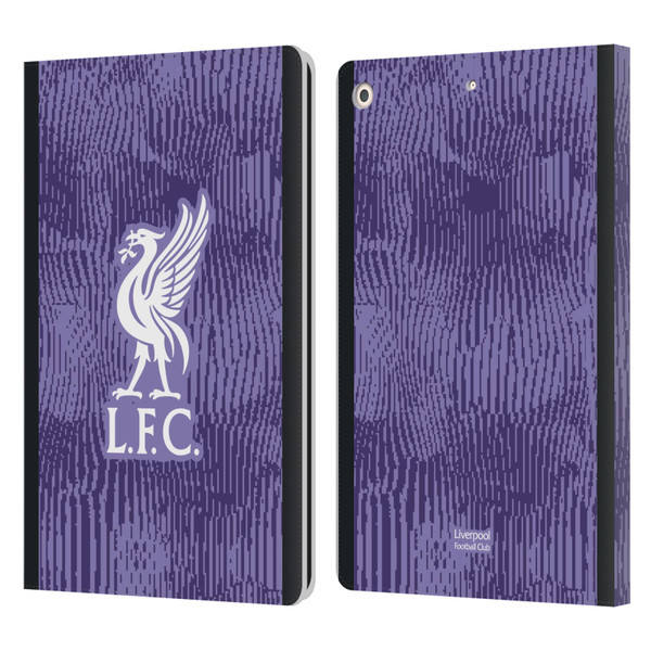 Liverpool Football Club 2023/24 Third Kit Leather Book Wallet Case Cover For Apple iPad 10.2 2019/2020/2021