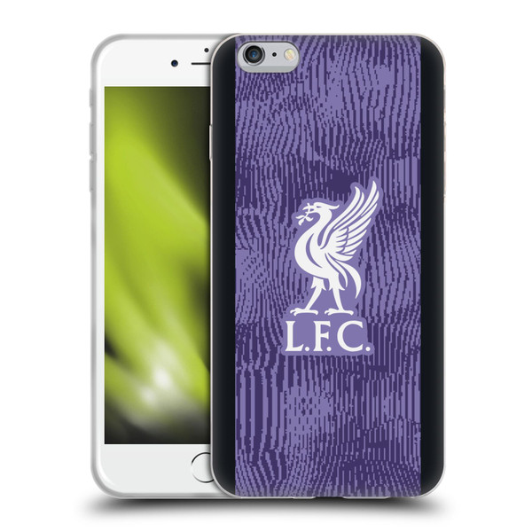 Liverpool Football Club 2023/24 Third Kit Soft Gel Case for Apple iPhone 6 Plus / iPhone 6s Plus