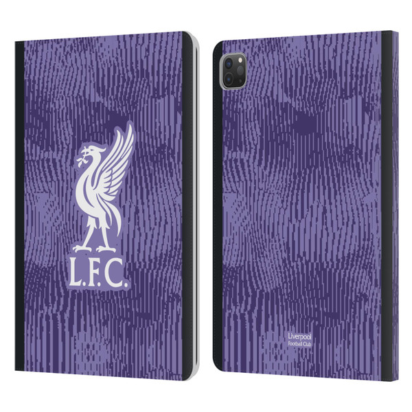 Liverpool Football Club 2023/24 Third Kit Leather Book Wallet Case Cover For Apple iPad Pro 11 2020 / 2021 / 2022
