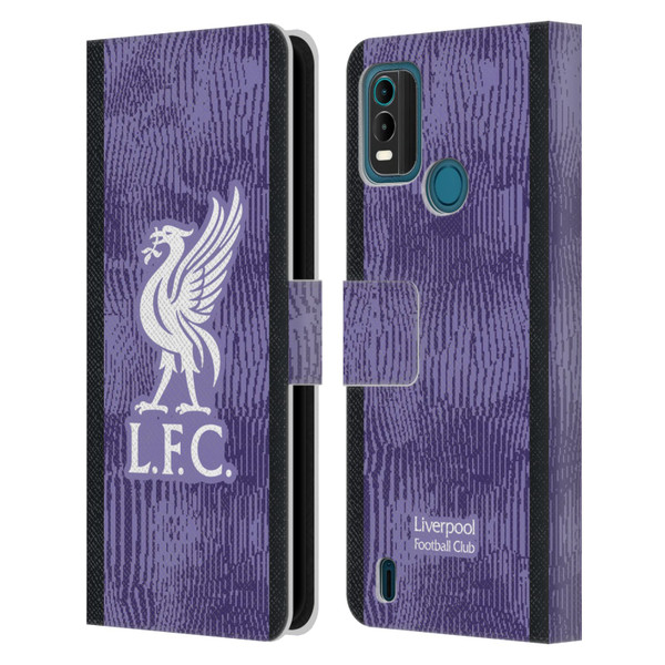 Liverpool Football Club 2023/24 Third Kit Leather Book Wallet Case Cover For Nokia G11 Plus