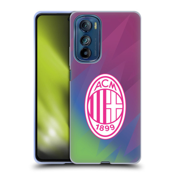 AC Milan 2023/24 Crest Kit Third Soft Gel Case for Motorola Edge 30