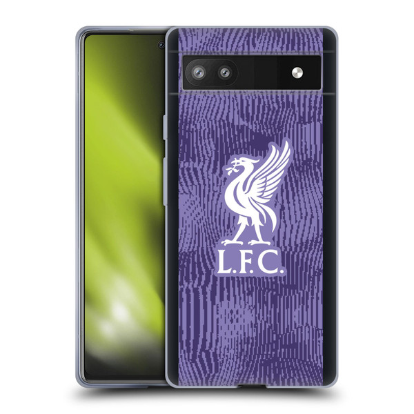 Liverpool Football Club 2023/24 Third Kit Soft Gel Case for Google Pixel 6a