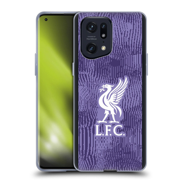 Liverpool Football Club 2023/24 Third Kit Soft Gel Case for OPPO Find X5 Pro