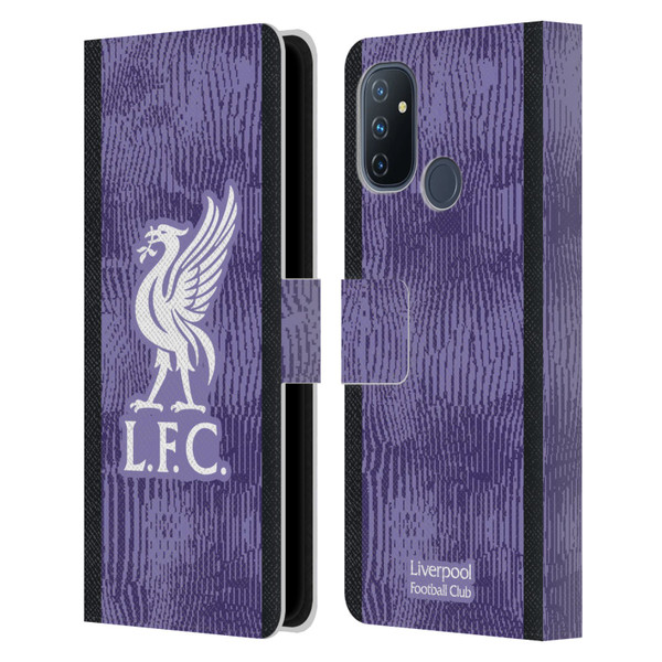 Liverpool Football Club 2023/24 Third Kit Leather Book Wallet Case Cover For OnePlus Nord N100