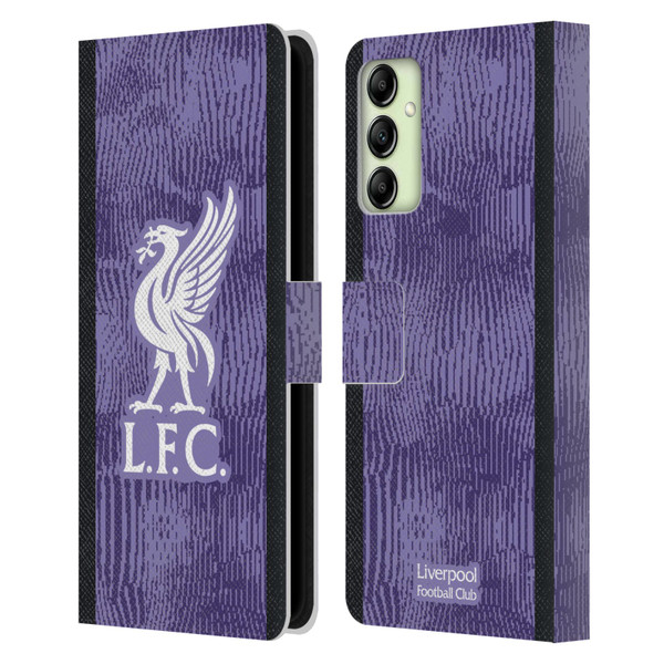 Liverpool Football Club 2023/24 Third Kit Leather Book Wallet Case Cover For Samsung Galaxy A14 5G