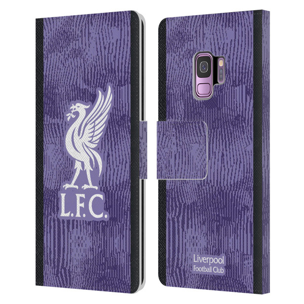 Liverpool Football Club 2023/24 Third Kit Leather Book Wallet Case Cover For Samsung Galaxy S9