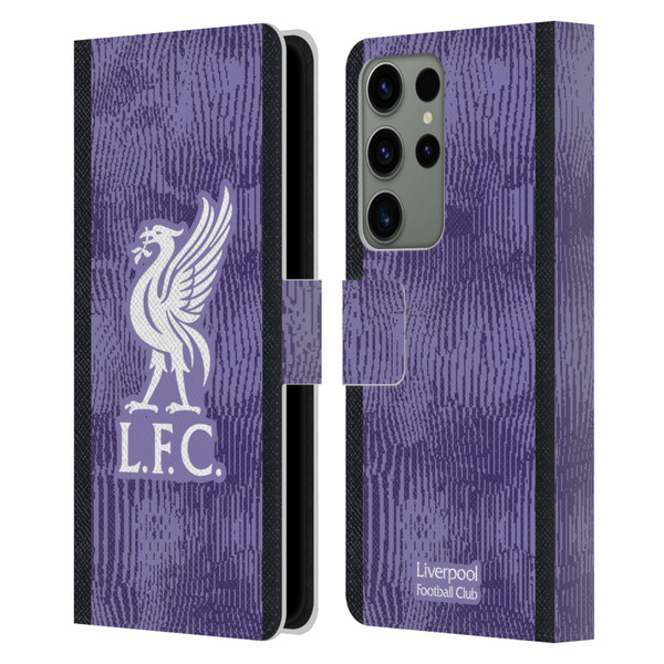 Liverpool Football Club 2023/24 Third Kit Leather Book Wallet Case Cover For Samsung Galaxy S23 Ultra 5G