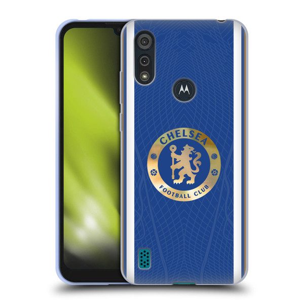 Chelsea Football Club 2023/24 Kit Home Soft Gel Case for Motorola Moto E6s (2020)
