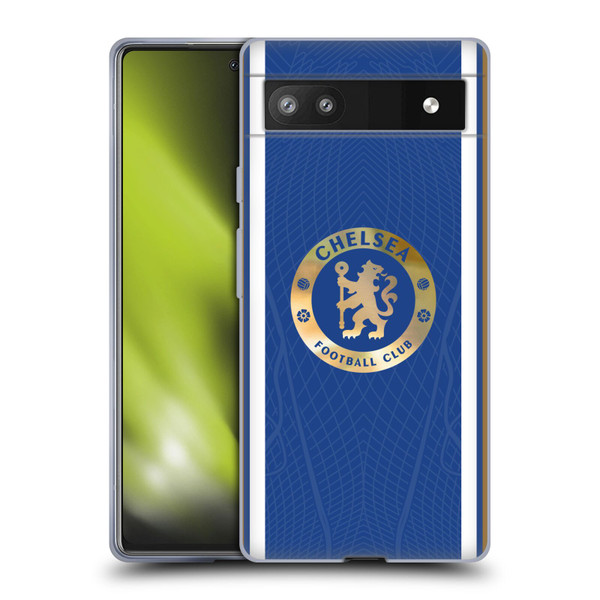 Chelsea Football Club 2023/24 Kit Home Soft Gel Case for Google Pixel 6a
