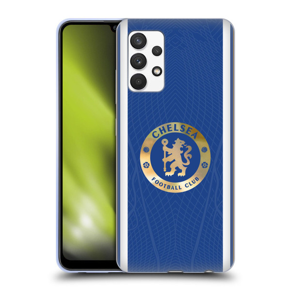 Chelsea Football Club 2023/24 Kit Home Soft Gel Case for Samsung Galaxy A32 (2021)