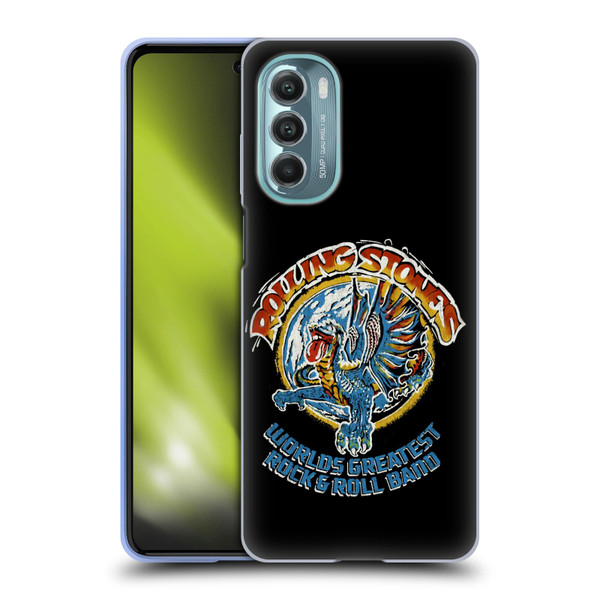 The Rolling Stones Graphics Greatest Rock And Roll Band Soft Gel Case for Motorola Moto G Stylus 5G (2022)