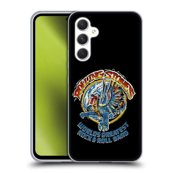 The Rolling Stones Graphics Greatest Rock And Roll Band Soft Gel Case for Samsung Galaxy A54 5G