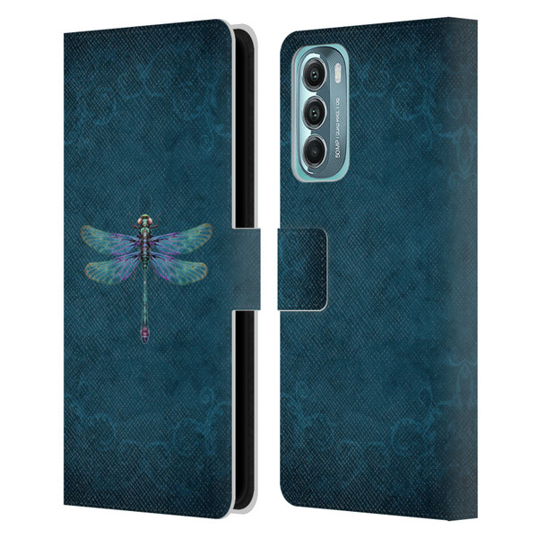 Brigid Ashwood Winged Things Dragonfly Leather Book Wallet Case Cover For Motorola Moto G Stylus 5G (2022)