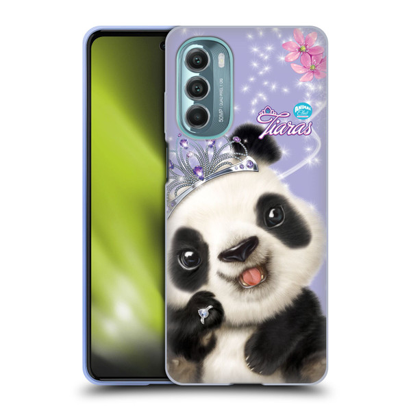 Animal Club International Royal Faces Panda Soft Gel Case for Motorola Moto G Stylus 5G (2022)