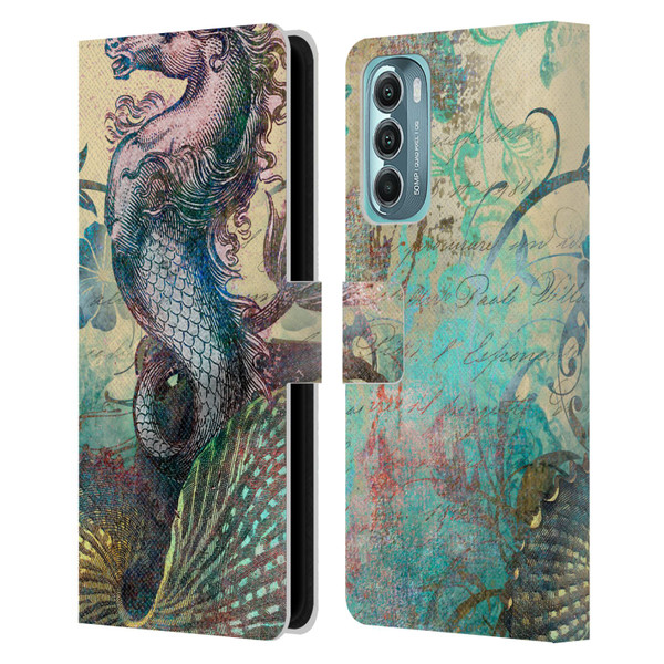 Aimee Stewart Fantasy The Seahorse Leather Book Wallet Case Cover For Motorola Moto G Stylus 5G (2022)