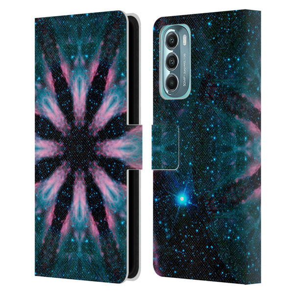 Aimee Stewart Mandala Galactic Leather Book Wallet Case Cover For Motorola Moto G Stylus 5G (2022)