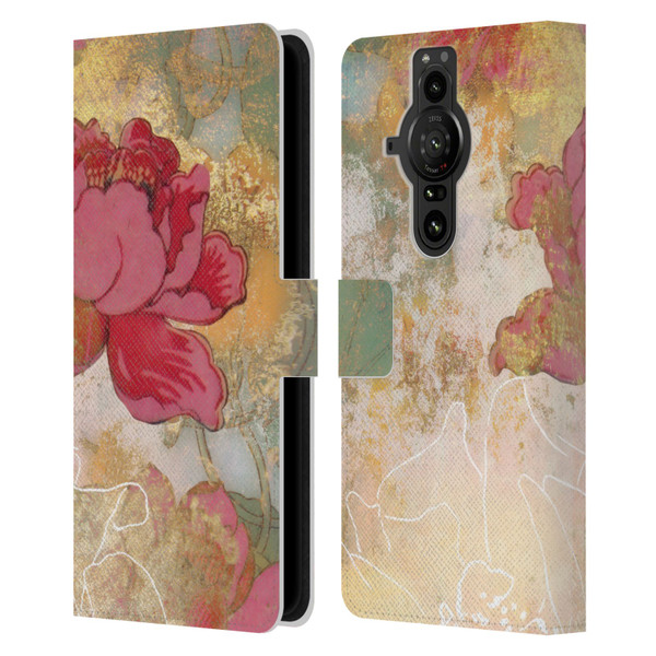 Aimee Stewart Smokey Floral Midsummer Leather Book Wallet Case Cover For Sony Xperia Pro-I