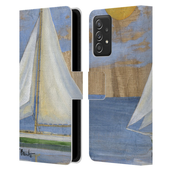 Paul Brent Ocean Serene Sailboat Leather Book Wallet Case Cover For Samsung Galaxy A53 5G (2022)