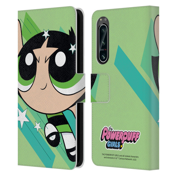 The Powerpuff Girls Graphics Buttercup Leather Book Wallet Case Cover For Sony Xperia 5 IV