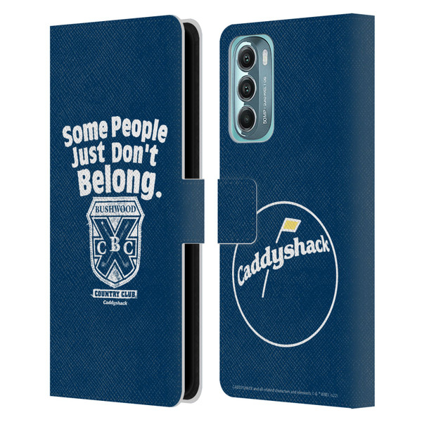 Caddyshack Graphics Some People Just Don't Belong Leather Book Wallet Case Cover For Motorola Moto G Stylus 5G (2022)