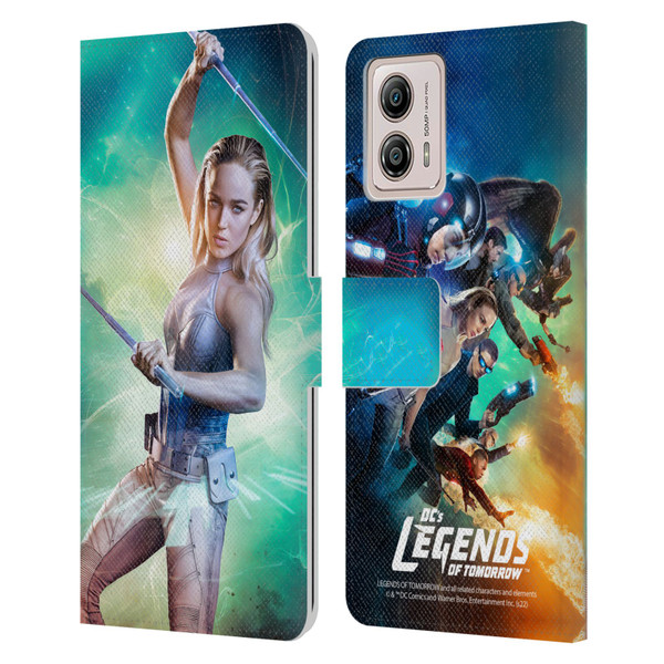 Legends Of Tomorrow Graphics Sara Lance Leather Book Wallet Case Cover For Motorola Moto G53 5G