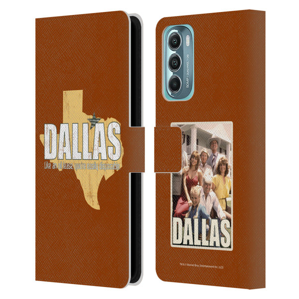 Dallas: Television Series Graphics Quote Leather Book Wallet Case Cover For Motorola Moto G Stylus 5G (2022)