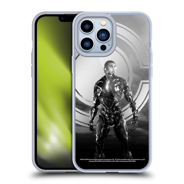 Zack Snyder's Justice League Snyder Cut Character Art Cyborg Soft Gel Case for Apple iPhone 13 Pro Max