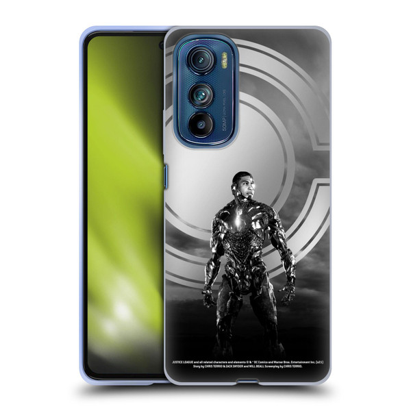 Zack Snyder's Justice League Snyder Cut Character Art Cyborg Soft Gel Case for Motorola Edge 30
