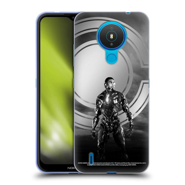 Zack Snyder's Justice League Snyder Cut Character Art Cyborg Soft Gel Case for Nokia 1.4