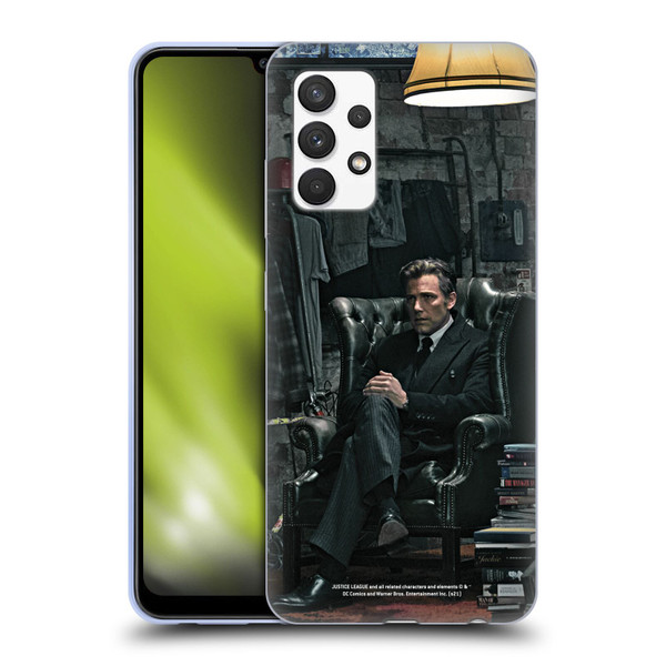 Zack Snyder's Justice League Snyder Cut Photography Bruce Wayne Soft Gel Case for Samsung Galaxy A32 (2021)