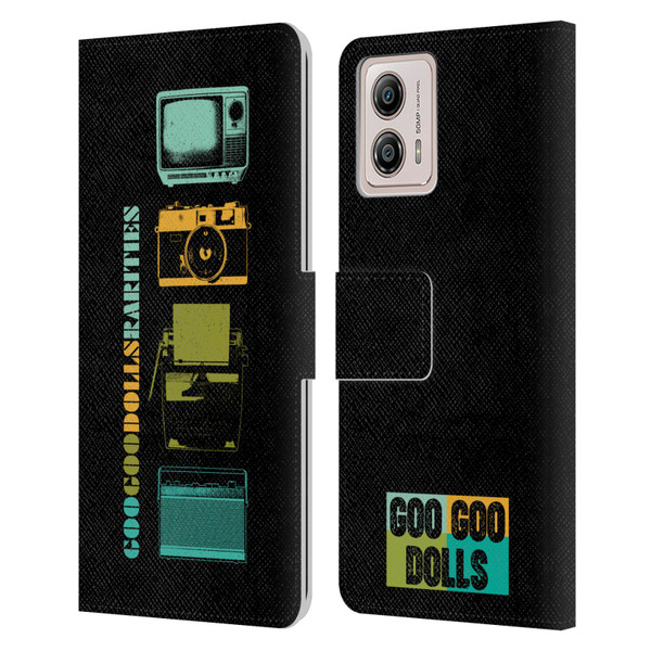 Goo Goo Dolls Graphics Rarities Vintage Leather Book Wallet Case Cover For Motorola Moto G53 5G