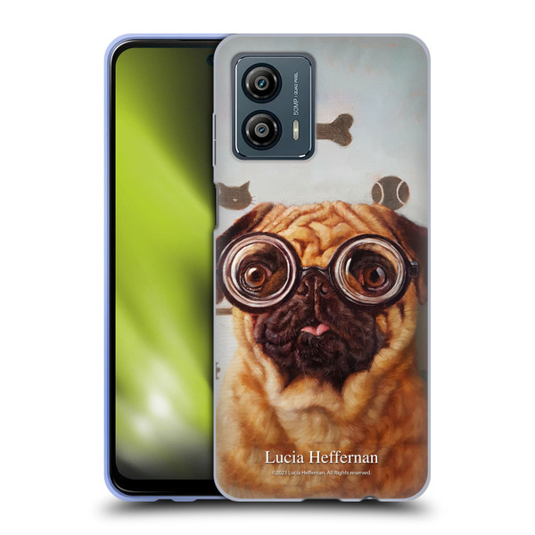 Lucia Heffernan Art Canine Eye Exam Soft Gel Case for Motorola Moto G53 5G