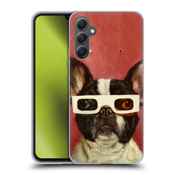 Lucia Heffernan Art 3D Dog Soft Gel Case for Samsung Galaxy A34 5G