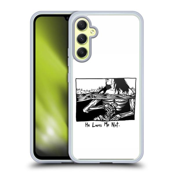Matt Bailey Art Loves Me Not Soft Gel Case for Samsung Galaxy A34 5G