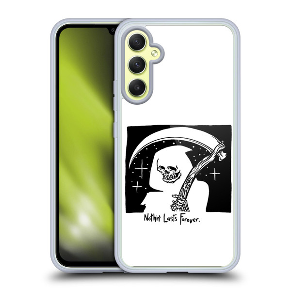 Matt Bailey Art Nothing Last Forever Soft Gel Case for Samsung Galaxy A34 5G