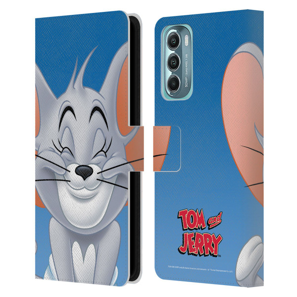 Tom and Jerry Full Face Nibbles Leather Book Wallet Case Cover For Motorola Moto G Stylus 5G (2022)