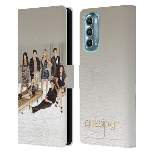 Gossip Girl Graphics Poster Leather Book Wallet Case Cover For Motorola Moto G Stylus 5G (2022)