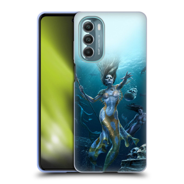 Tom Wood Fantasy Mermaid Hunt Soft Gel Case for Motorola Moto G Stylus 5G (2022)