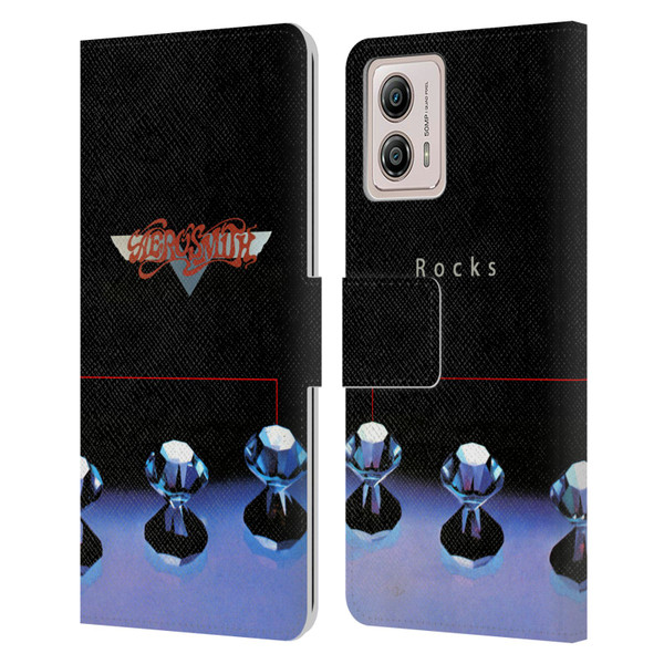Aerosmith Classics Rocks Leather Book Wallet Case Cover For Motorola Moto G53 5G