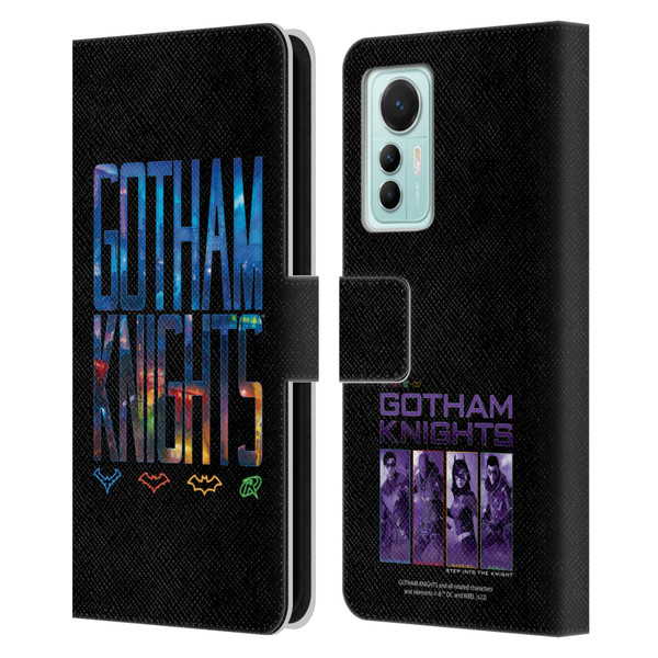Gotham Knights Character Art Logo Leather Book Wallet Case Cover For Xiaomi 12 Lite
