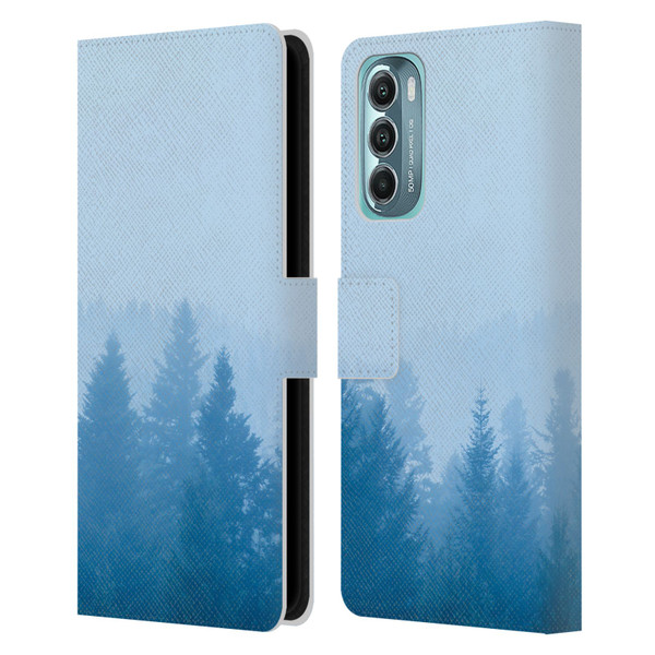 Patrik Lovrin Magical Foggy Landscape Fog Over Forest Leather Book Wallet Case Cover For Motorola Moto G Stylus 5G (2022)
