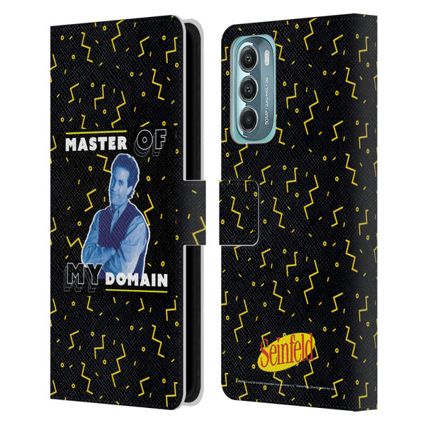 Seinfeld Graphics Master Of My Domain Leather Book Wallet Case Cover For Motorola Moto G Stylus 5G (2022)