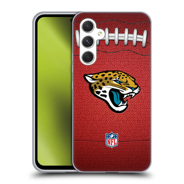 NFL Jacksonville Jaguars Graphics Football Soft Gel Case for Samsung Galaxy A54 5G