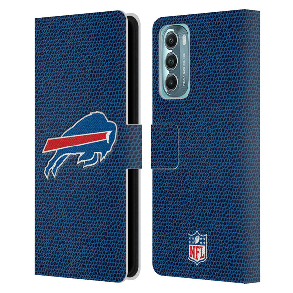 NFL Buffalo Bills Logo Football Leather Book Wallet Case Cover For Motorola Moto G Stylus 5G (2022)