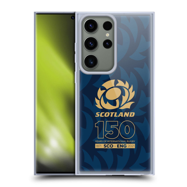 Scotland Rugby 150th Anniversary Thistle Soft Gel Case for Samsung Galaxy S23 Ultra 5G