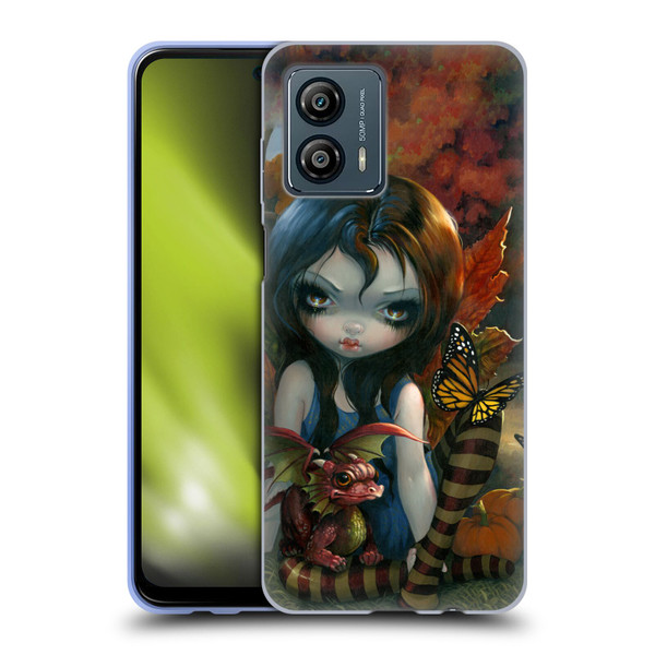 Strangeling Dragon Autumn Fairy Soft Gel Case for Motorola Moto G53 5G