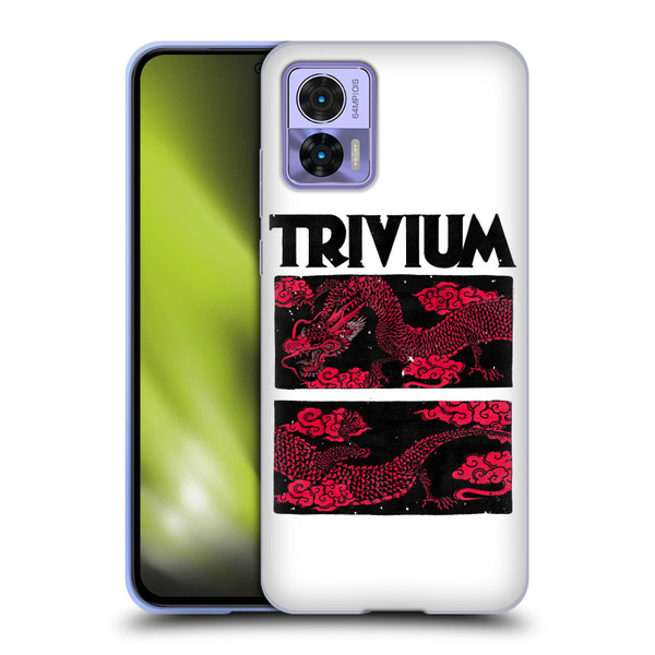Trivium Graphics Double Dragons Soft Gel Case for Motorola Edge 30 Neo 5G