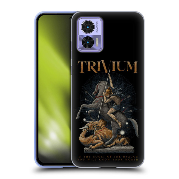 Trivium Graphics Dragon Slayer Soft Gel Case for Motorola Edge 30 Neo 5G